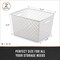 Multi-Use Organizer Bin l Built-in Handles l Plastic Woven Basket for Organizing